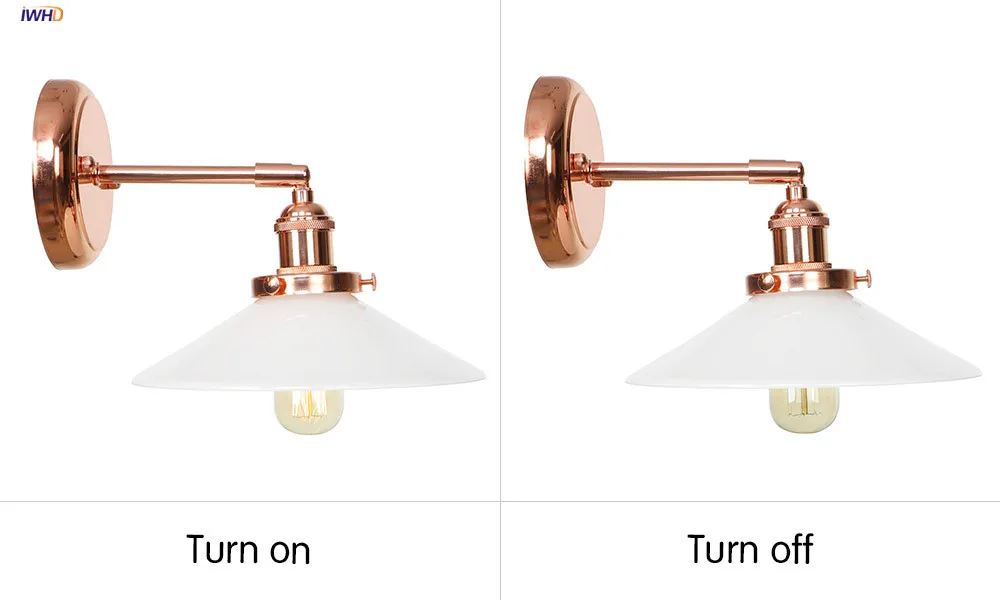 BA325玫瑰金+奶白罩 开关灯对比图英文版