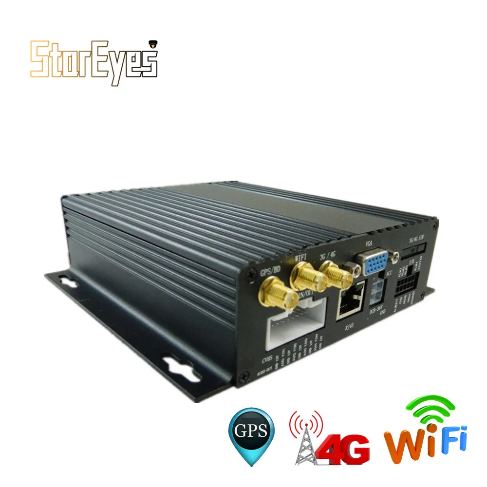 H.264 программное обеспечение 4 канал MDVR автобус прицеп Грузовик Мобильный DVR с gps 3g 4G wifi