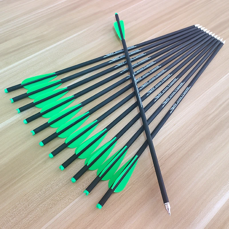 Archery Carbon Arrows 400 Spine OD 8.8mm Crossbow Bolt Arrowhead for Hunting Archery Carbon Arrows 400 Spine OD 8.8mm Crossbow Bolt Arrowhead for Hunting