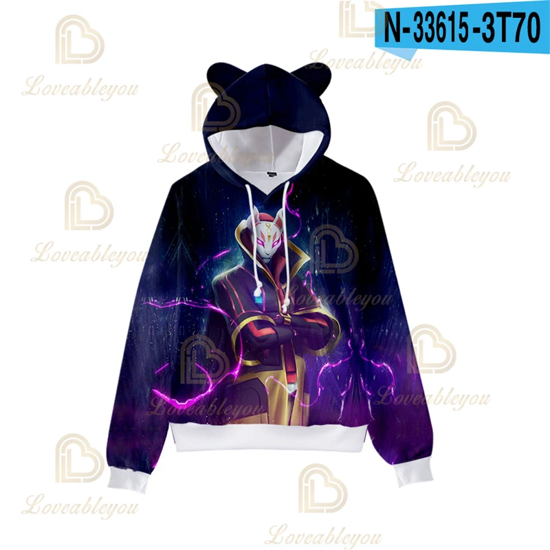 

100cm - 170cm Childrens Hoodies Leon Kids Hoodie 2020 Splicing with Hoode Printing Red Hoodies with Male /female Sweatshirts