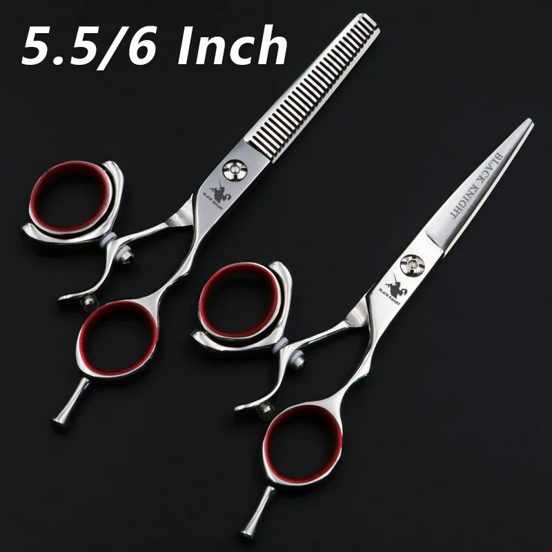 5.5/6 Inch Beauty Pet Scissors Dog Grooming Straight Cutting+Thinning Shears Kit for Animals Hair Scissors Japan440C