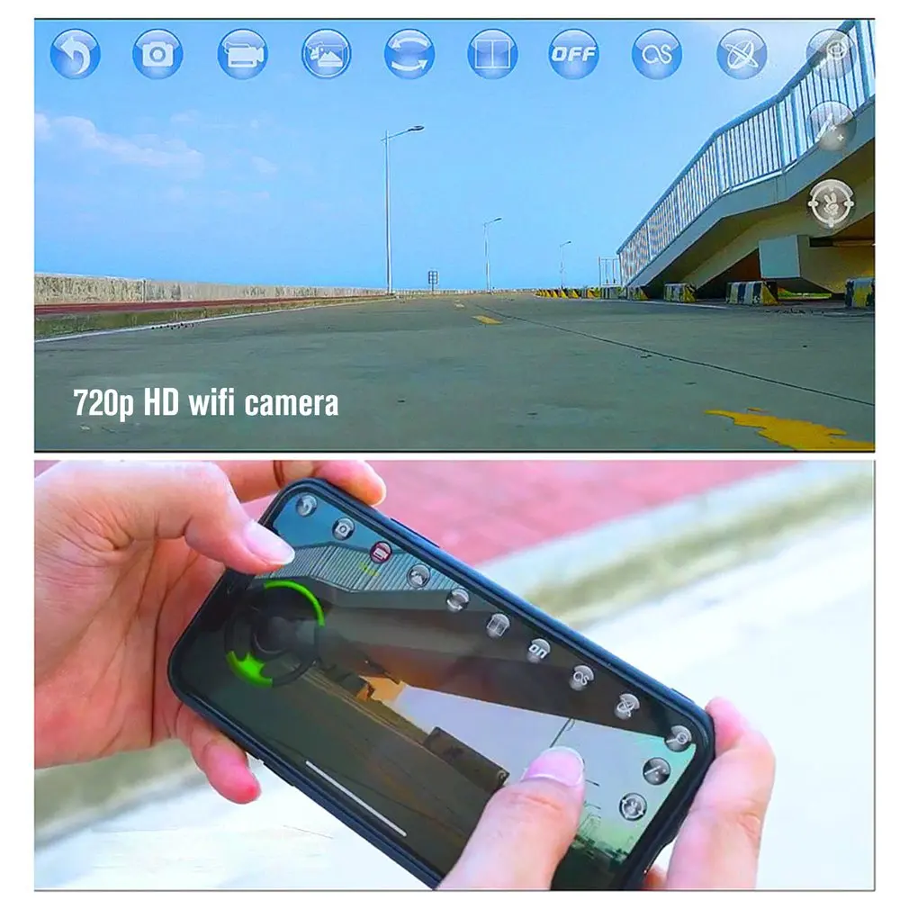 1/22 FPV HD воздушная машина для скалолазания по пересеченной местности 720P wifi камера с дистанционным управлением, автомобильная Беспроводная зарядка, детские игрушки
