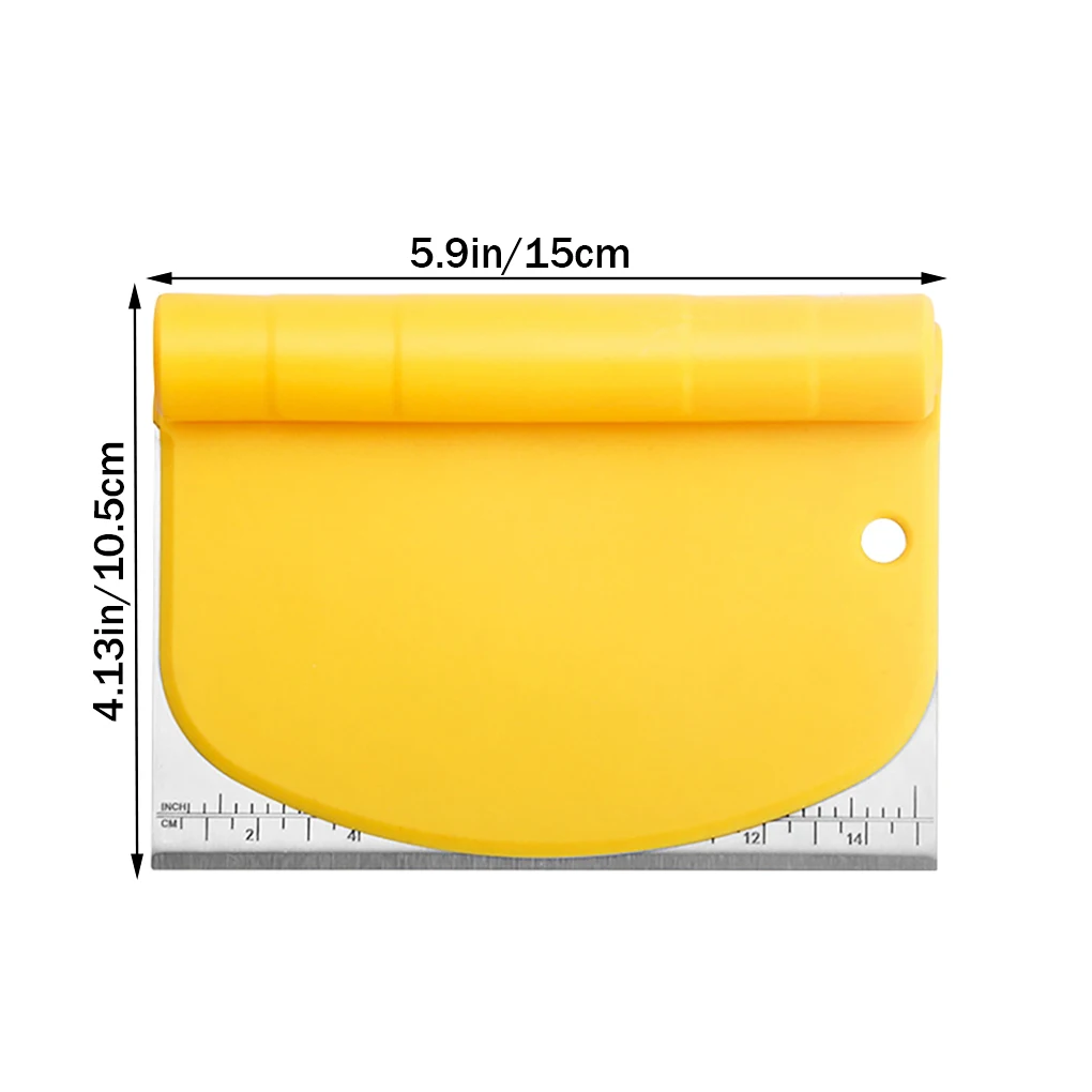 Dough Scraper Home Bakery Stainless Steel Dough Bread Noodle Pizza Chopping Scraping Board Dough Scraper Home Bakery Stainless Steel Dough Bread Noodle Pizza Chopping Scraping Board