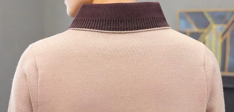Men's in winter with New style fashion Long sleeve Set head Sweater coat