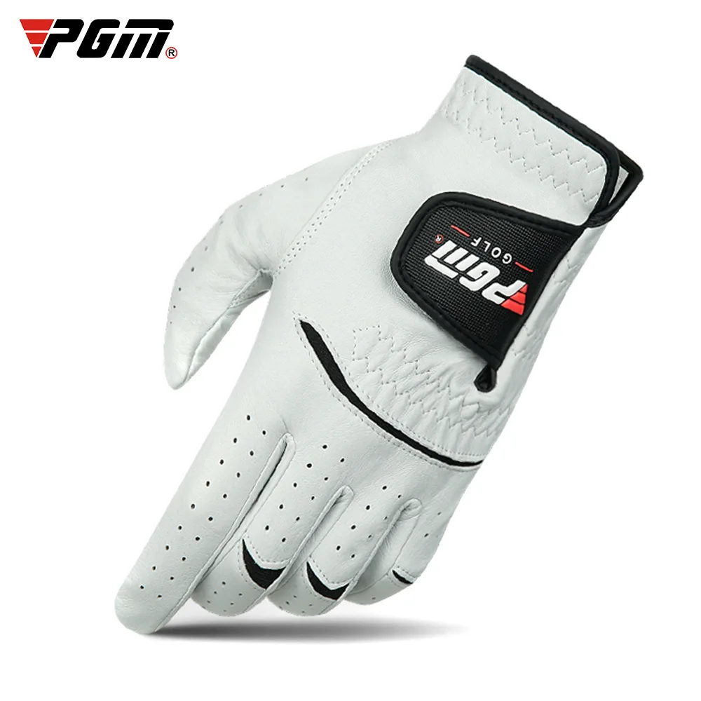 Pack 1 Pcs Golf Gloves Men Left/Right Hand Soft Breathable Genuine Lambskin Non-slip Comfortable Wear Resistant Golf Glove Men