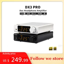 RICHT DX3 PRO LDAC Edition Bluetooth dekodierung amp AK4493 USB DAC XMOS XU208 DSD512 fest lösung Kopfhörer ausgang TPA6120A2