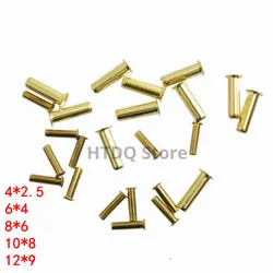 10 - Piece Brass Compression Sleeve Fitting Set - Tube 10x8mm