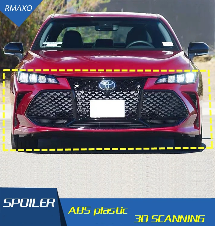 Для Toyota Avalon- гоночные грили сотовая сетка Передняя гоночная решетка черный передний бампер модифицированный для Toyota Avalon