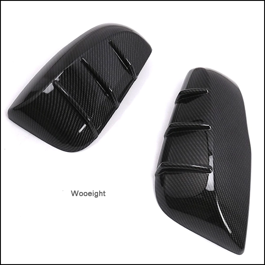 

Wooeight 1Pair Carbon Fiber Rearview Mirror Cover Left Right Side Wing Rear View Mirror Case Fit For Toyota RAV 4 RAV4 2019 2020