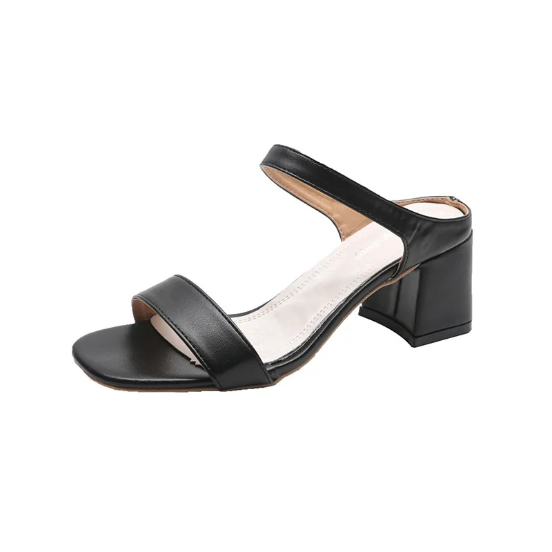 

Women's sandalss Brand Summer The New Fashion Round Head Comfortable Open Toe Sandals Women Casual Office High Heels Shoes