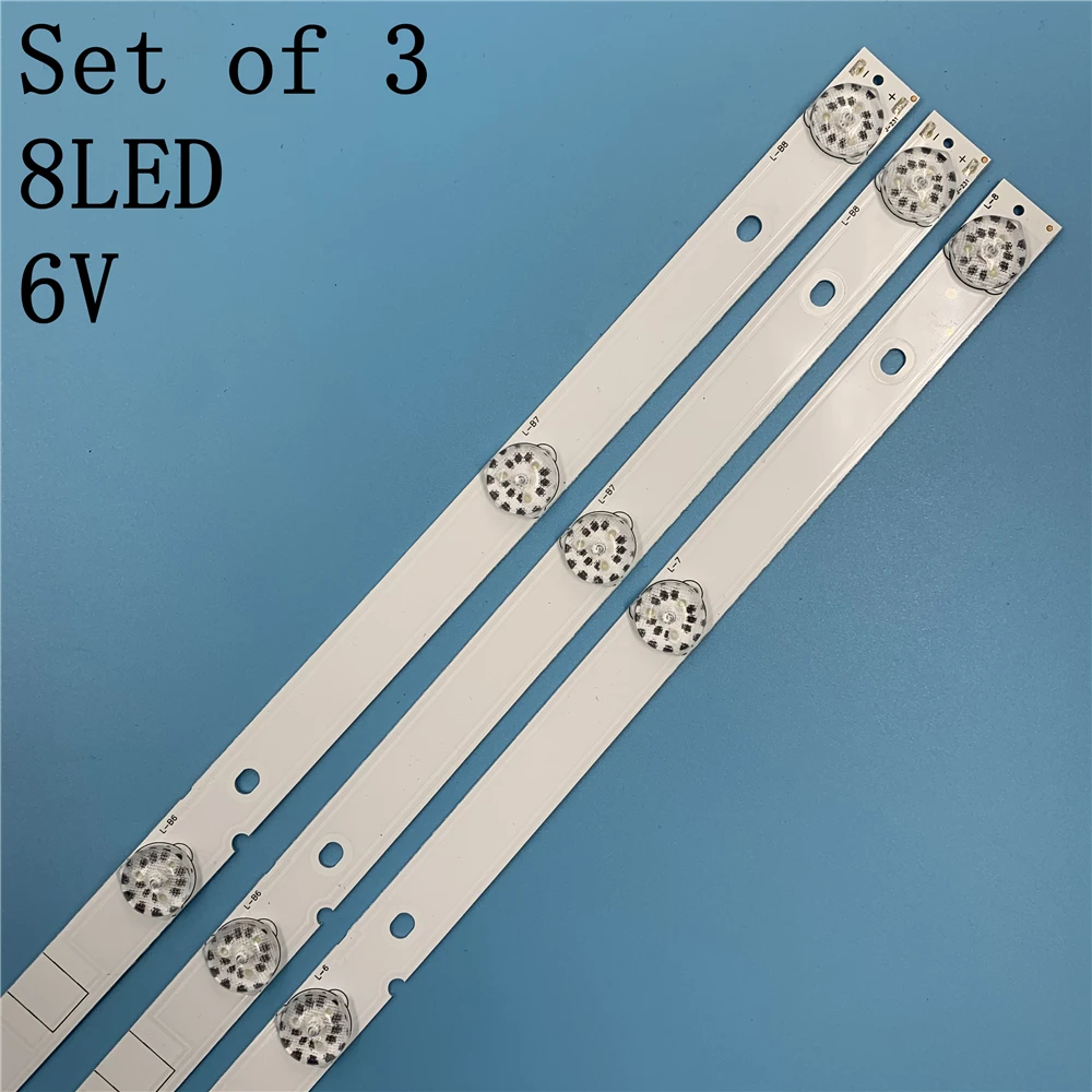 1 Ʈ = 3PCS LED Ʈ Ʈ  akai 43 ġ TV JS-D-JP4310-A81EC JS-D-JP4310-B81EC E43DU1000 MCPCB