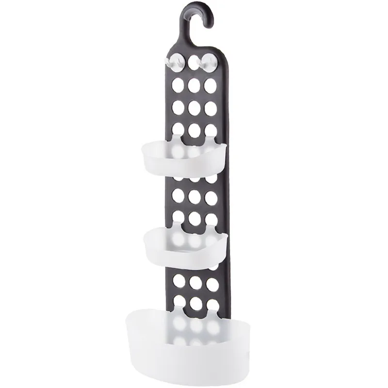 Shelf Bathroom wall wash rack bathroom shower drain storage rack Supplies Storage Rack Plastic DIY Shower Organiser Holder Tidy