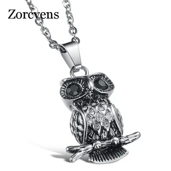 

Modyle 2020 New Fashion Jewelry Gift Men Domineering Personality Titanium Steel Fashion Owl Necklaces & Pendants