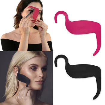 

Professional Natural Fit Eye Contourer Makeup Stencil Models Eyeliner Aid Card Durable Template Shaping Tools For All Face Types
