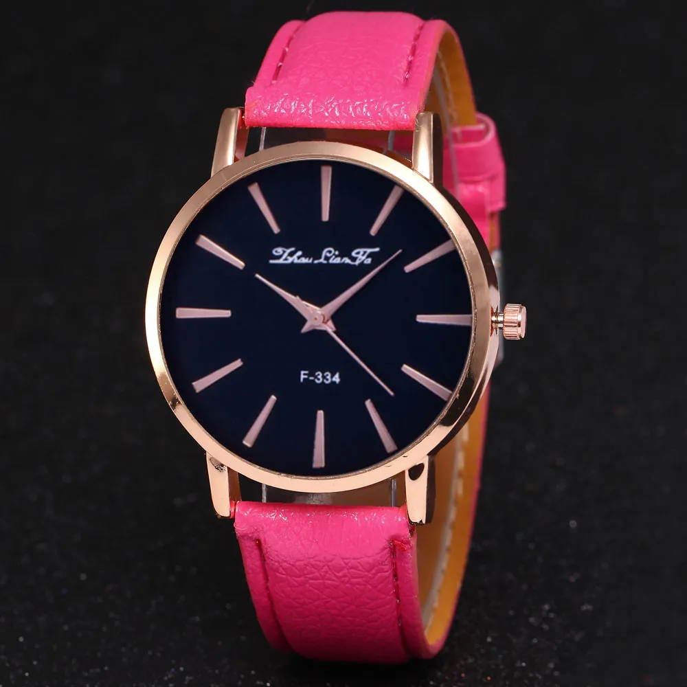

2019 luxury Leather Strap Women Rhinestone Wristwatches fashion Casual ladies Dress Watches Color Relogio Feminino Drop Shipping