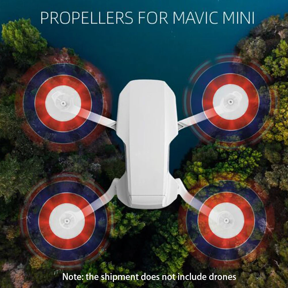 4 шт. низкий уровень шума Quick Release Drone пропеллеры лезвия часть для D-JI Mavic 4726F