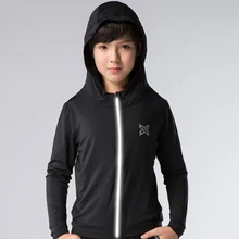 Детская куртка для бега; пальто; свитера с капюшоном; спортивная одежда для бега; одежда для тренировок; рубашка для фитнеса; спортивная куртка с длинными рукавами