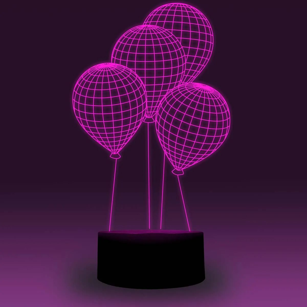 NiteApps 3D воздушные шары ночник настольная Иллюзия украшение лампа подарок на день рождения приложение/сенсорное управление