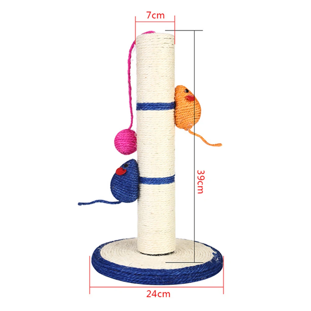Когтеточка доска скалолазание Висячие плюшевые мячик-мышь играть обучающая игрушка