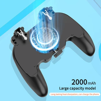 

Sensitive Game Controller Gamepad Pubg Controller Mobile Trigger L1R1 Shooter Joystick 2000/4000mAh Gamepads With Cooler Fan