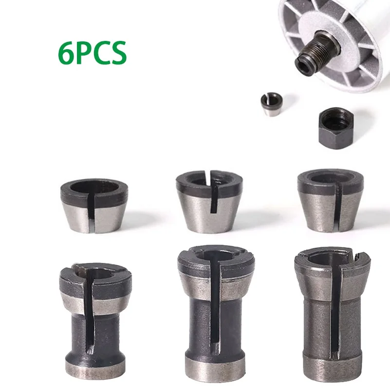 2 Stück Muttern,Collet Chuck,Spannzangen Adapter Hochwertiges,Spannzange ohne Spannmutter,Spannzange für Bakelit-Fräsmaschinen-Teile. Spannzangen Adapter,6 Stück 6 mm,6,35 mm,8 mm 2 Stück Muttern,Collet Chuck,Spannzangen Adapter Hochwertiges,Spannzange ohne Spannmutter,Spannzange für Bakelit-Fräsmaschinen-Teile. Spannzangen Adapter,6 Stück 6 mm,6,35 mm,8 mm