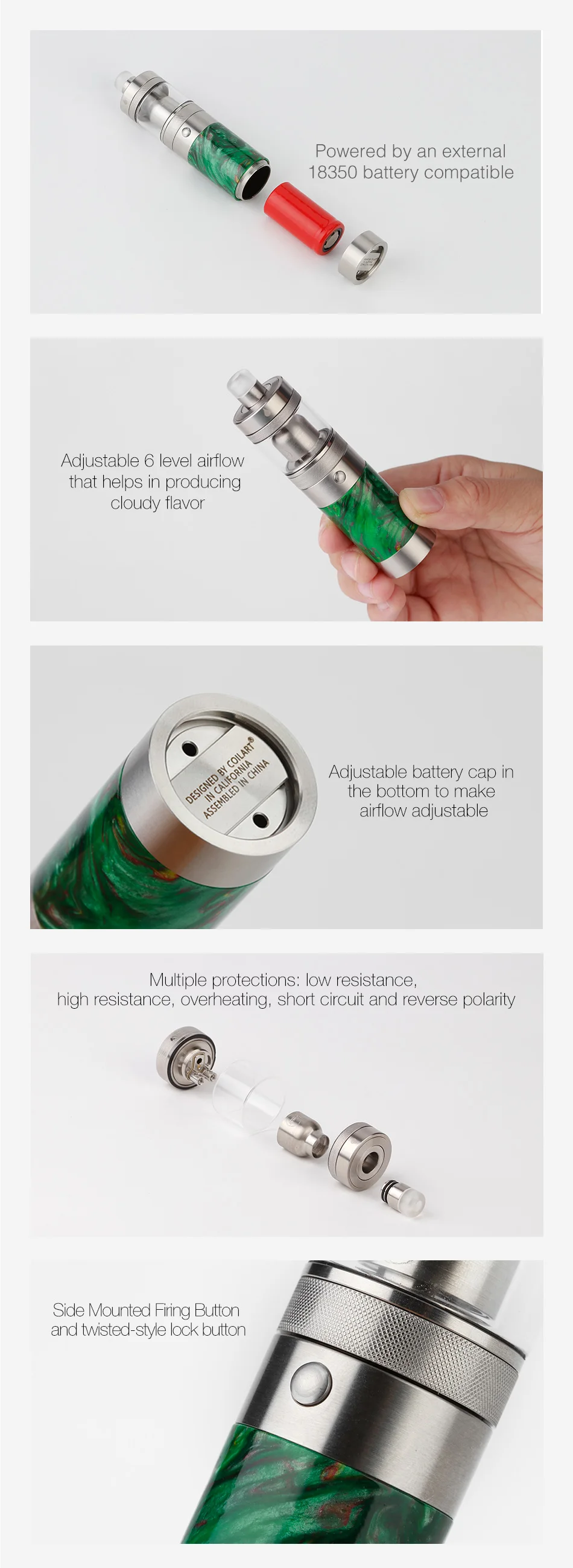 CoilART Blazar 18350 MTL Kit