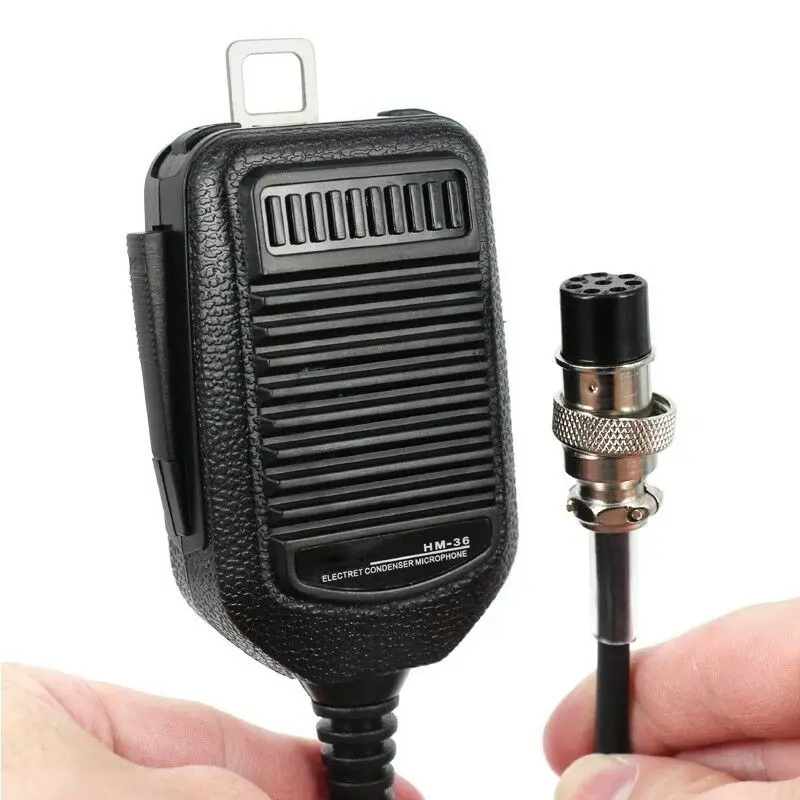 Автомобильный Радио Hm-36 микрофон 8 Pin Динамик ручной микрофон для Icom Hm36 Ic-718 Ic-7