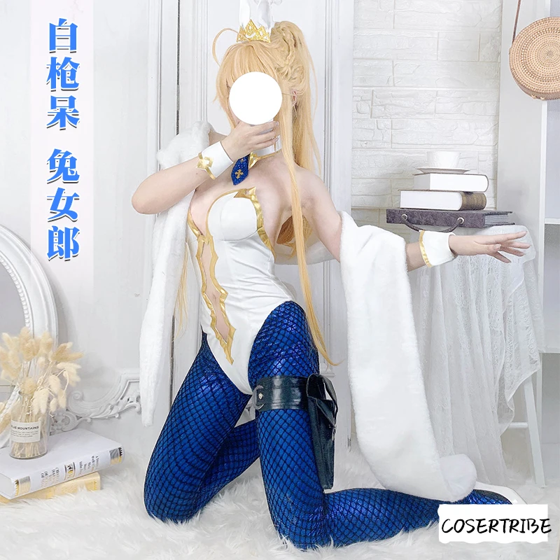Аниме Fate Grand Order FGO линейка Arutoria Pendoragon кролик униформа сексуальный наряд косплей костюм для женщин Хэллоуин - Цвет: Arutoria Pendoragon