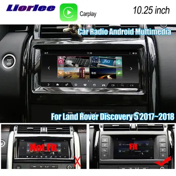 

Liorlee For Land Rover Discovery 5 2017-2018 Car Android GPS Navigation Stereo Radio Player Multimedia System Display TV