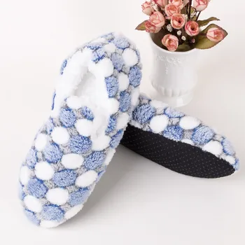 

Hot Selling Adult Super Soft Warm Cozy Fuzzy Soft Slippers Non-Slip Lined Socks for Women Floor Socks LBV