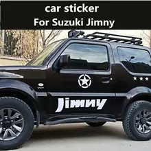 2 шт. для Suzuki Jimny Внедорожный полный автомобильный стикер для тела ремонт Lahua JIMNY Автомобильная дверь звезда Наклейка декоративная наклейка