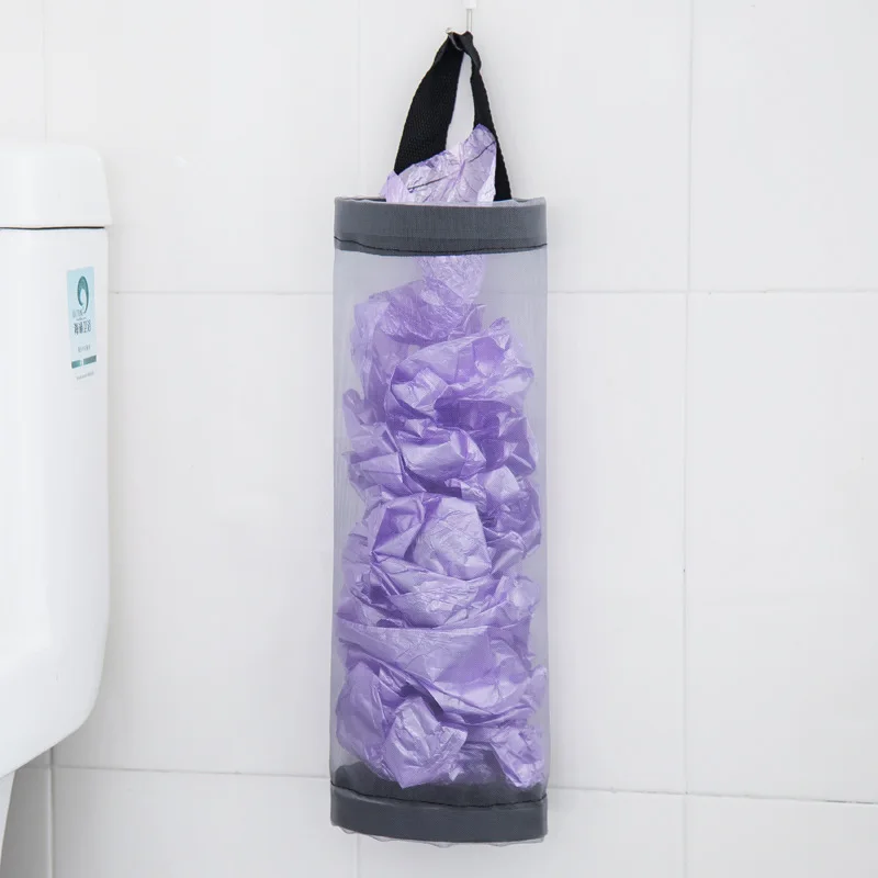 Hanging Storage Bag Garbage Bag Hanging Storage Bag Kitchen Plastic Bag Storage Bag Wall Hangers Shopping Bag Storage Organizing