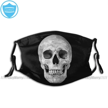

Realistic Skulls Mouth Face Mask Say Cheese Facial Mask with 2 Filters Beautiful Polyester Adult Mask