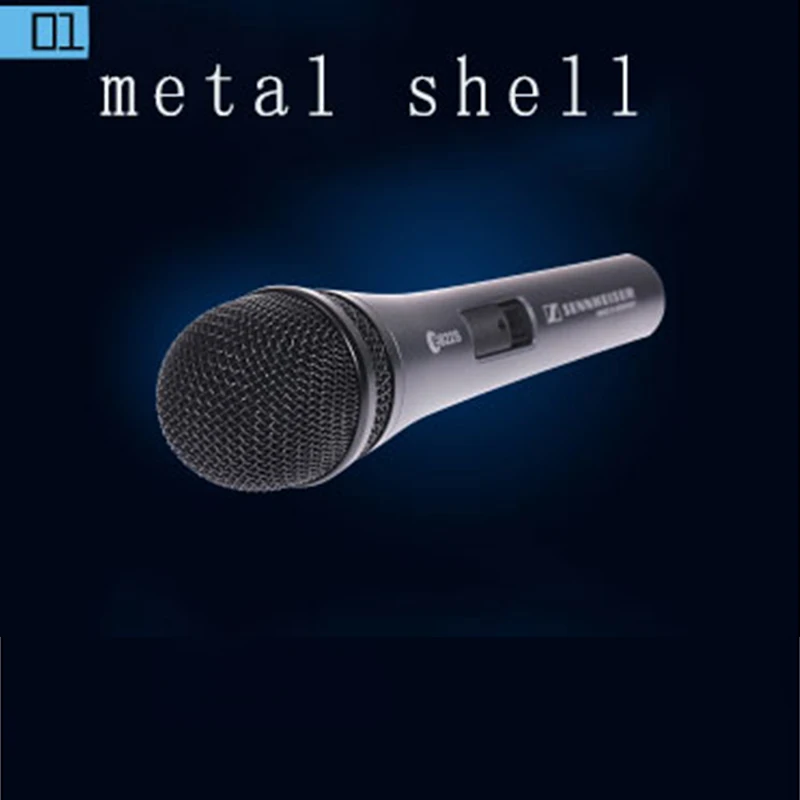 Проводной динамический микрофон SENNHEISER E822S, профессиональный ручной диктофон