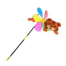 Разноцветные Мультяшные животные ветряная мельница ветер Спиннер домашний сад двор Открытый Декор E65B