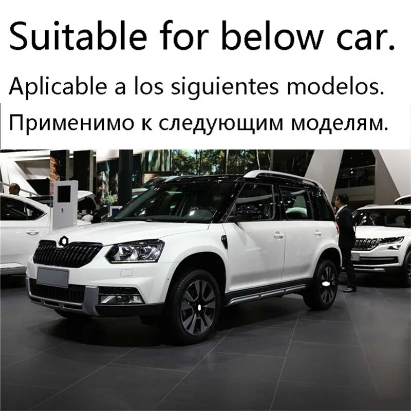 Модернизированные автомобильные аксессуары, декоративные автоаксессуары, персонализированные защитные детали, Аксессуары для автомобилей, гоночные грили 18 19 для Skoda Yeti