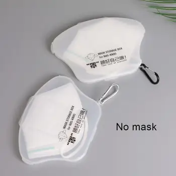 

Portable Foldable Mask Storage Box Creative Dustproof PP Plastic Disposable Mask Storage Box