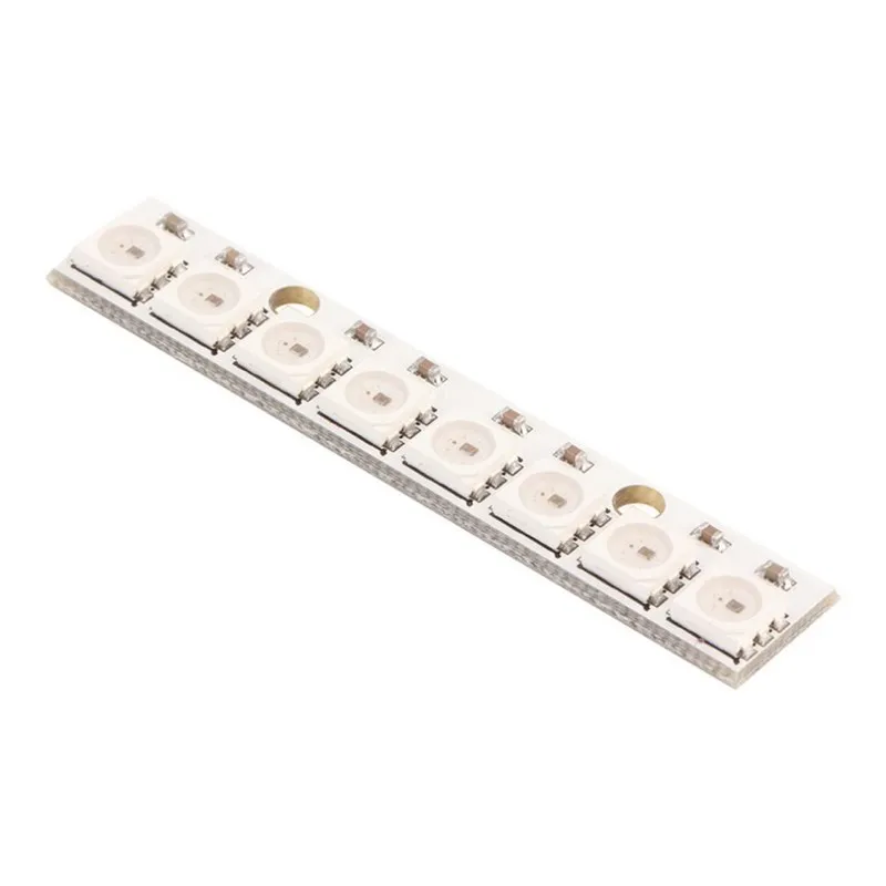 

8 x WS2812B 5050 RGB Driving LED Lights Board Strip Built-in Full-Color For NAZE32 CC3D