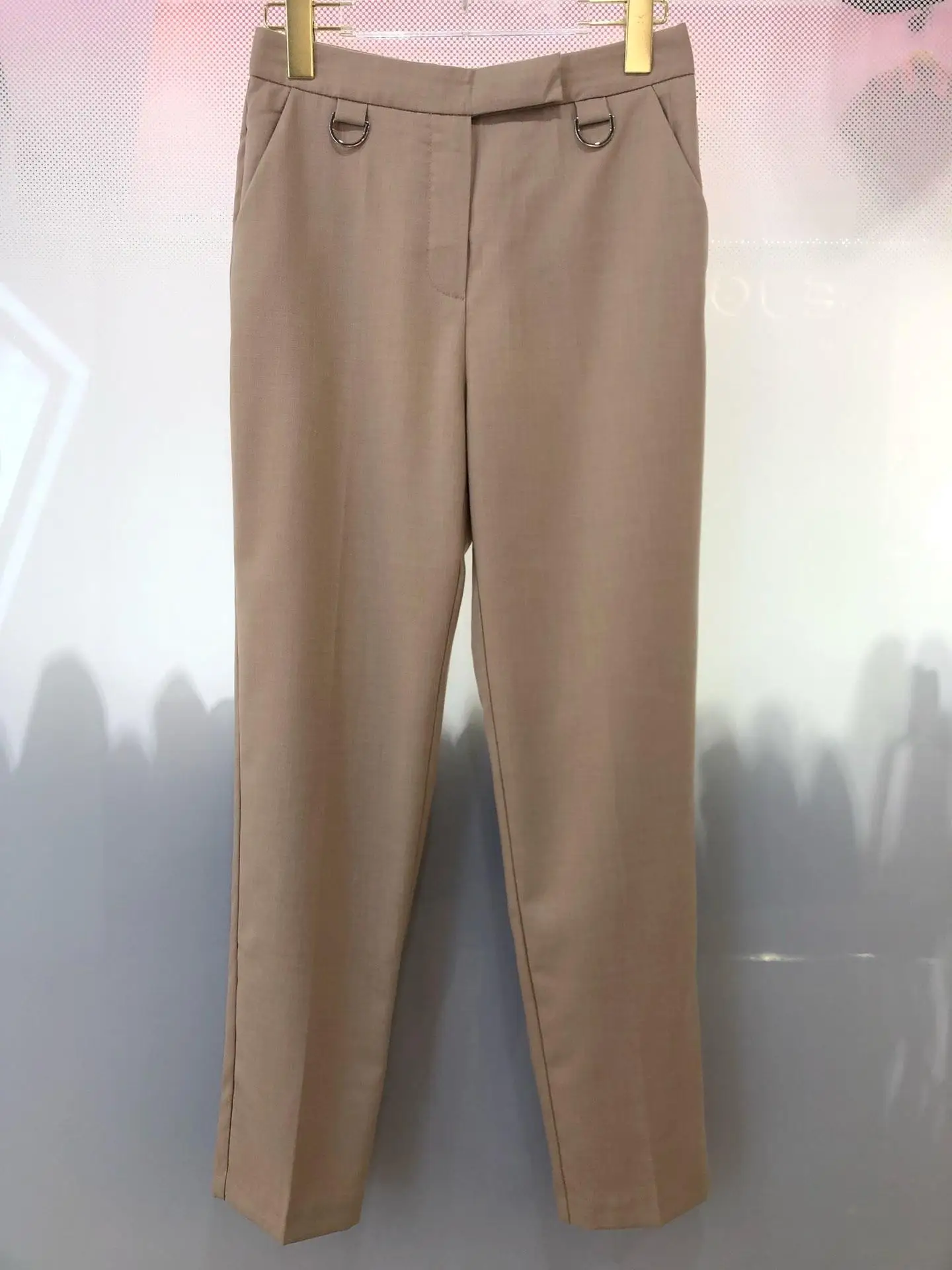 ladies fashion suit jacket+ trousers two-piece suit 0812