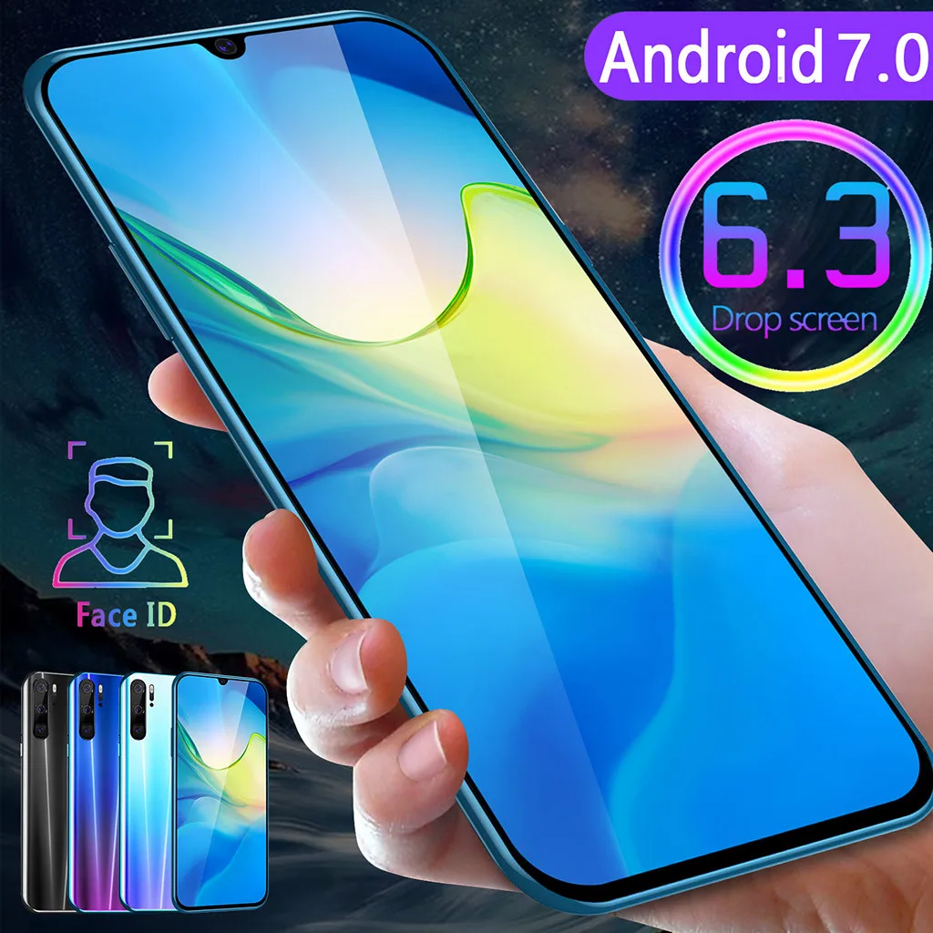 Лучший PriceP80 четырехъядерный 6,3 дюймов HD камера Android 7,0 1G+ 16G gps 3g вызов мобильный телефон ЕС высокое качество Покупки