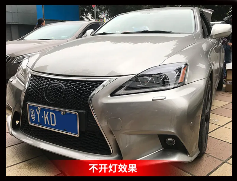 Автомобильный Стайлинг 2006-2012 для LEXUS IS250 фары IS250 светодиодный фонарь с динамическим поворотом