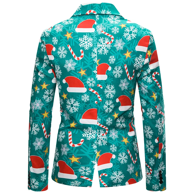 Litthing Блейзер мужские костюмы Veste Homme Новое поступление мужской s приталенный пиджак стильный Рождественский пиджак