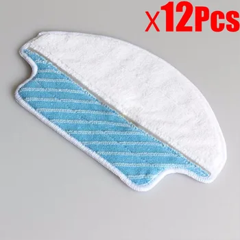 

12Pcs Robotic Vacuum Cleaner Washable Replacement Wet Dry Mopping Pad Cleaner parts for Ecovacs DEEBOT DT85 DT83 DM81 SDT85G