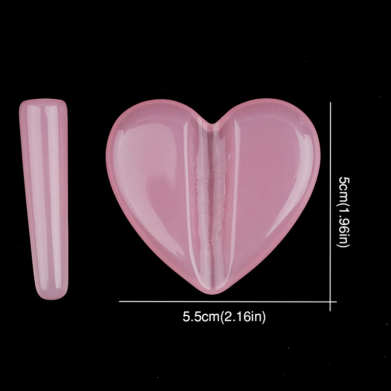 A06 big pink Профессиональная Красота тисненая форма инструменты для дизайна ногтей звезда в форме сердца для сгибания заклепок акриловые радиан бар Гвозди оборудование - Цвет: A06 big pink