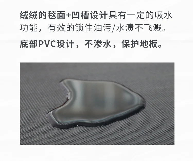 Wholesale Kitchen Floor Mat Oil Absorption Anti-slip Mat Simple Wear-Resistant Thick Absorbent Mat Customizable Mat a Generation