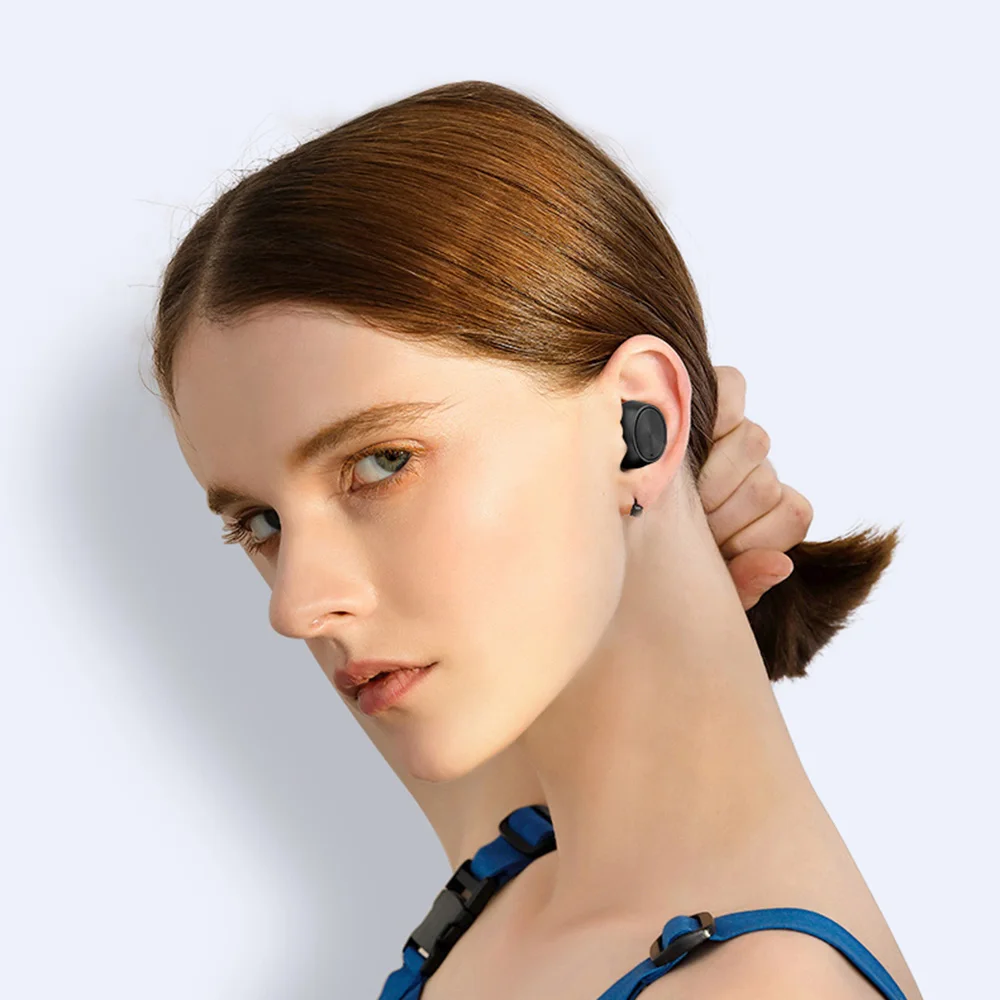 F6 беспроводные TWS Bluetooth 5,0 наушники бинауральные Hands-free HIFI стерео наушники с зарядным устройством светодиодный цифровой дисплей