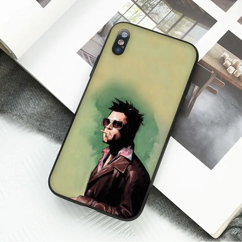 A7 Yinuoda фильм бой клуб рукоделие принт рисунок телефон чехол оболочка для iPhone 8 7 6 6S Plus 5 5S SE XR X XS MAX Coque Shell - Цвет: A7