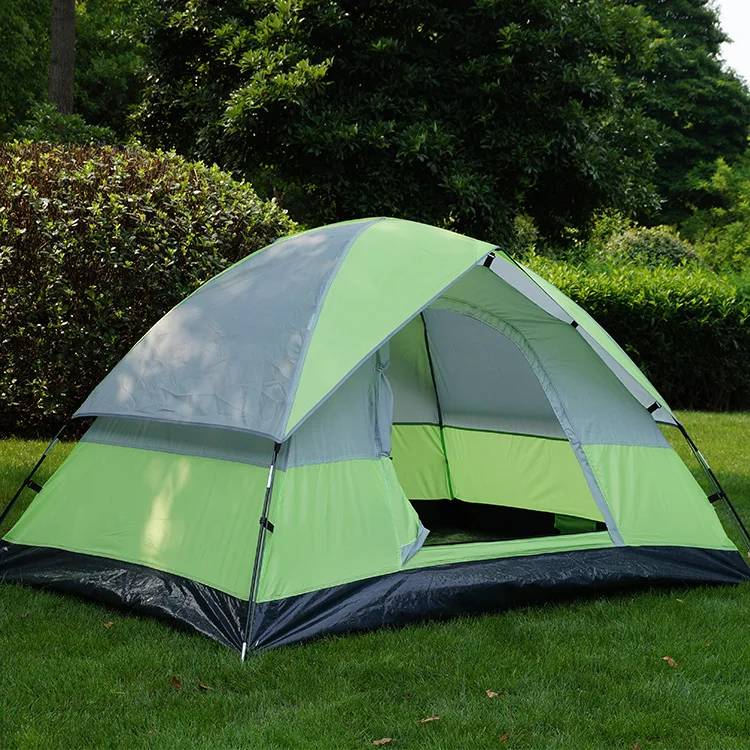 

Double Outdoor Camping Hole-to Build Fully Automatic Single Layer Hydraulic Seconds to Open Automatic Tent Open Country Camping