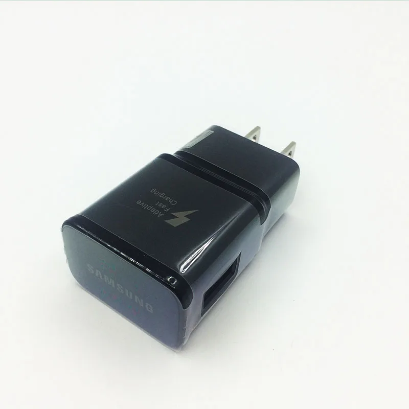 Samsung US Plug быстрое зарядное устройство адаптер Быстрая зарядка 150 см Micro USB кабель для Galaxy S6 S7 Edge A3 A5 A7 Note 5 4 J7 J5 J3 J1 - Тип штекера: Charger Only