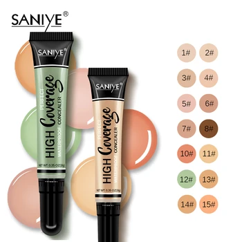 

SANIYE 12 Color Face Full Cover Makeup Concealer Liquid Foundation Waterproof Dark Circles Cream Concealer Stick R1072